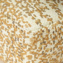 Chanel Bicolor Raffia Sequins Single Flap Jumbo Bag