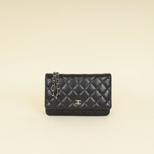 Chanel Black CC Classic Wallet On Chain