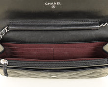 Chanel Black CC Classic Wallet On Chain