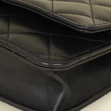 Chanel Black CC Classic Wallet On Chain