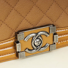 Chanel Caramel Duo Boy Flap Medium Shoulder Bag
