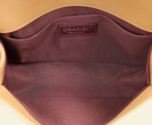 Chanel Caramel Duo Boy Flap Medium Shoulder Bag