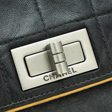 Chanel Black Reissue Chocolate Bar Accordion Flap Bag