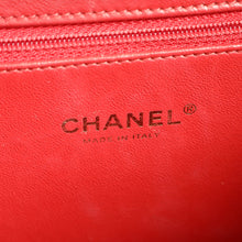 Chanel Red CC Filigree Medium Vanity Bag