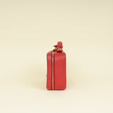 Chanel Red CC Filigree Medium Vanity Bag