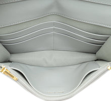 Chanel Grey CC Shiny Wallet On Chain