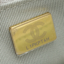 Chanel Grey CC Shiny Wallet On Chain