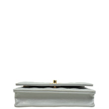 Chanel Grey CC Shiny Wallet On Chain