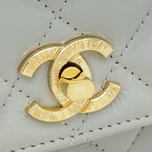 Chanel Grey CC Shiny Wallet On Chain