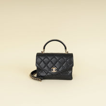 Chanel Black CC Top Handle Envelope Flap Bag