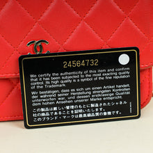 Chanel Red Square Wallet on Chain