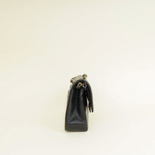 Chanel Black CC Classic 11.12 Double Flap Medium Bag