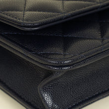 Chanel Navy Blue CC Top Handle Wallet On Chain