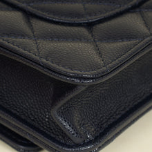 Chanel Navy Blue CC Top Handle Wallet On Chain
