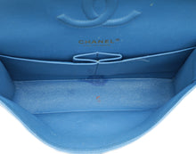 Chanel Blue CC Classic Double Flap Medium Bag
