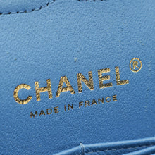 Chanel Blue CC Classic Double Flap Medium Bag