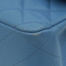 Chanel Blue CC Classic Double Flap Medium Bag