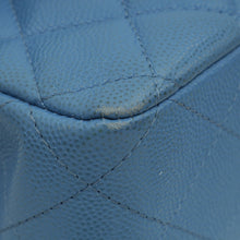 Chanel Blue CC Classic Double Flap Medium Bag