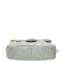 Chanel Metallic Silver Aged Ice Cube On the Rocks Flap Bag