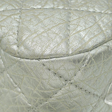 Chanel Metallic Silver Aged Ice Cube On the Rocks Flap Bag