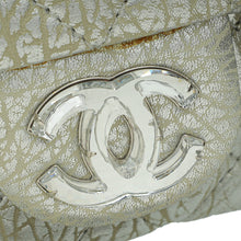 Chanel Metallic Silver Aged Ice Cube On the Rocks Flap Bag
