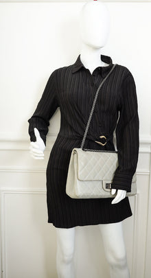 Chanel Grey 2.55 Reissue Double Flap Shimmer 227 Bag