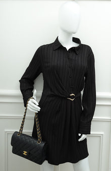 Chanel Black CC Classic Double Flap Small Bag