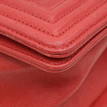 Chanel Red Le Boy Medium Bag