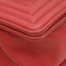 Chanel Red Le Boy Medium Bag