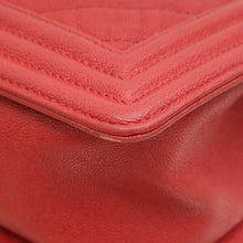 Chanel Red Le Boy Medium Bag