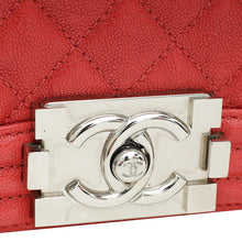 Chanel Red Le Boy Medium Bag
