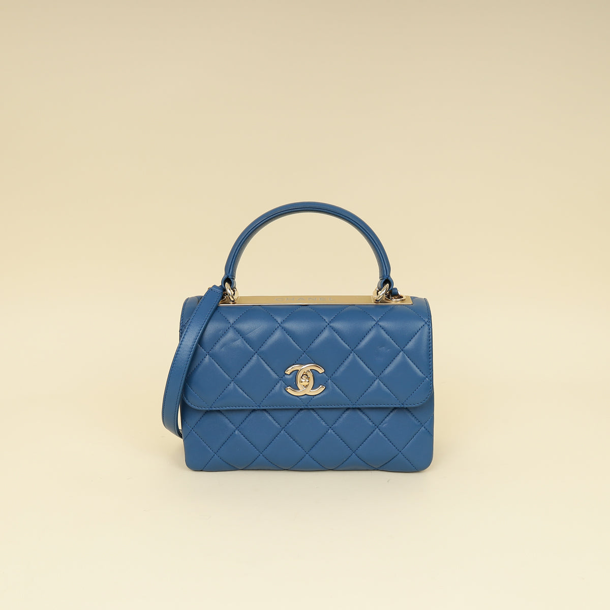 Chanel Blue Trendy Flap Bag
