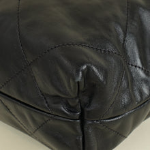 Chanel Black 22 Small Shiny Bag