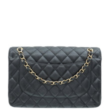 Chanel Black CC Classic Double Flap Jumbo Bag