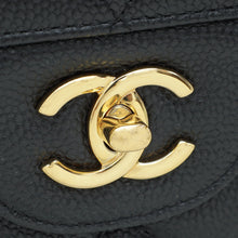 Chanel Black CC Classic Double Flap Jumbo Bag