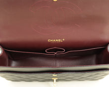 Chanel Black CC Classic Double Flap Jumbo Bag