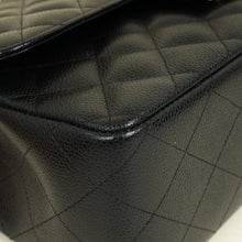 Chanel Black CC Classic Double Flap Jumbo Bag