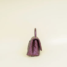 Chanel Metallic Violet CC Coco Handle Mini Bag