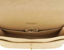 Chanel Beige CC Classic Double Flap Jumbo Bag