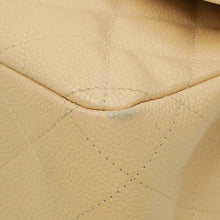 Chanel Beige CC Classic Double Flap Jumbo Bag