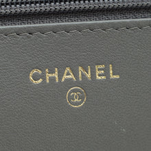 Chanel Grey CC 19 Wallet On Chain