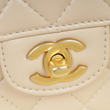 Chanel Beige Top Handle Small Flap Bag