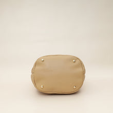 Chanel Beige CC Rolled Up Drawstring Bucket Bag