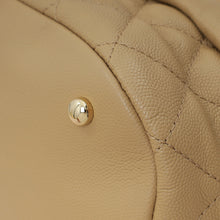 Chanel Beige CC Rolled Up Drawstring Bucket Bag