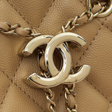 Chanel Beige CC Rolled Up Drawstring Bucket Bag