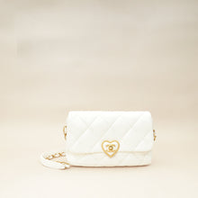 Chanel White CC Plexiglass Quilted Coco Love Flap Bag