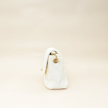 Chanel White CC Plexiglass Quilted Coco Love Flap Bag