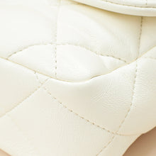 Chanel White CC Plexiglass Quilted Coco Love Flap Bag