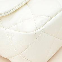 Chanel White CC Plexiglass Quilted Coco Love Flap Bag