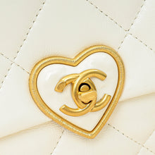 Chanel White CC Plexiglass Quilted Coco Love Flap Bag